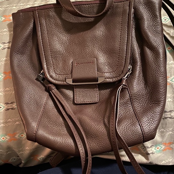 Kooba brown leather leather back pack Kooba Brown leather Adjustable Strap Classic Backpack  main image 2